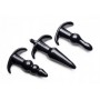 Thrill Trio Anal Plug - Set of 3 - Black