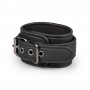 Black Faux Leather Handcuffs