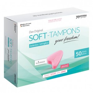 Soft tamponi Joydivision - Soft-Tampons Stringless Mini 50 pcs