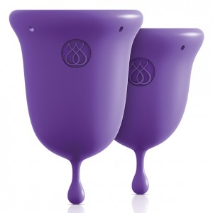 Menstruālās piltuves Jimmyjane - Intimate Care Menstrual Cups Purple