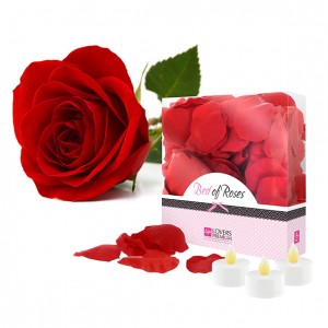 Erotisko dāvanu komplekti LoversPremium - Bed of Roses Rose Petals Red
