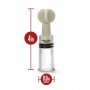 Temptasia - Clit And Nipple Twist Suckers - Set of 3 - Clear