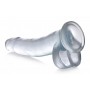 Jock C-Thru Transparent Dildo - 23 cm