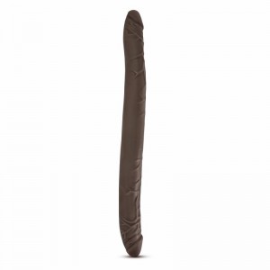 Dr. Skin - Realistic Double Dildo 16'' - Chocolate