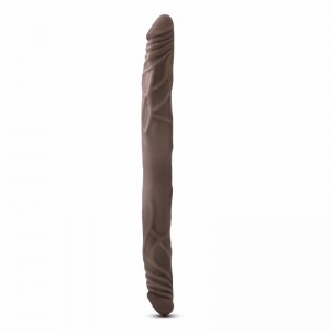 Dr. Skin - Realistic Double Dildo 14'' - Chocolate