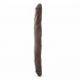 Dr. Skin - Realistic Double Dildo 14'' - Chocolate