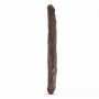 Dr. Skin - Realistic Double Dildo 14'' - Chocolate