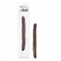 Dr. Skin - Realistic Double Dildo 14'' - Chocolate