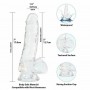 Crystal Addiction - Transparent Dildo - 18 cm
