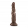 Dr. Skin - Realistic Dildo With Suction Cup 7.5'' - Chocolate