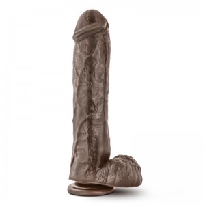 Dr. Skin - Mr. Savage Dildo With Suction Cup 11.5'' - Chocolate