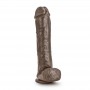 Dr. Skin - Mr. Savage Dildo With Suction Cup 11.5'' - Chocolate