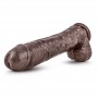 Dr. Skin - Mr. Savage Dildo With Suction Cup 11.5'' - Chocolate