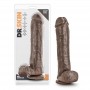 Dr. Skin - Mr. Savage Dildo With Suction Cup 11.5'' - Chocolate