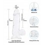 Crystal Addiction - Transparent Dildo - 15 cm