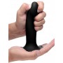 Squeeze-It Phallic Dildo - Black