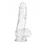 Crystal Addiction - Transparent Dildo - 18 cm
