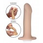 Squeeze-It Phallic Dildo - Beige