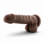 Dr. Skin - Realistic Dildo With Suction Cup 7.75'' - Chocolate