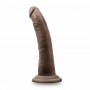 Dr. Skin - Realistic Dildo With Suction Cup 7'' - Chocolate