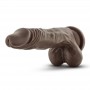 Dr. Skin - Realistic Dildo With Suction Cup 8.5'' - Chocolate