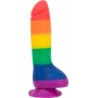 Addiction - Justin Rainbow Silicone Dildo - 19 cm