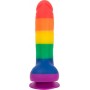 Addiction - Justin Rainbow Silicone Dildo - 19 cm