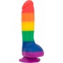 Addiction - Justin Rainbow Silicone Dildo - 19 cm