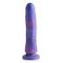 Magic Stick Silicone Dildo With Glitter - 20 cm