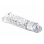 Extender Penis Sleeve With Nubs - Clear