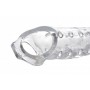 Extender Penis Sleeve With Nubs - Clear