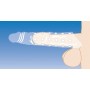 Extender Penis Sleeve With Nubs - Clear