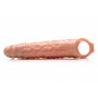 Extender Penis Sleeve With Nubs - Light Skin