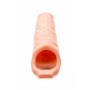 Extender Penis Sleeve With Nubs - Light Skin