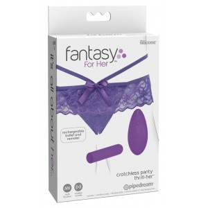 Ffh crotchless panty thrill-he