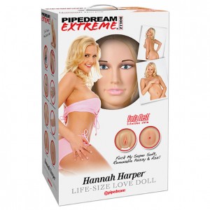 Seksa Lelles Pipedream Extreme Dollz Hannah Harper Life-Size Love Doll