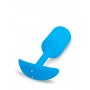B-VIBE VIBRATING SNUG PLUG 3 BLUE
