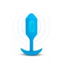 B-VIBE VIBRATING SNUG PLUG 3 BLUE