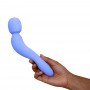 dame products - com wand massager periwinkle