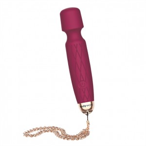 Wand vibro masažieris Bodywand - Luxe Mini USB Wand Vibrator Pink