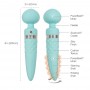 Pillow talk - sultry wand massager teal