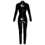 Vinyl Jumpsuit Black S