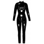 Vinyl Jumpsuit Black S