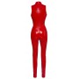 Vinyl Jumpsuit red S