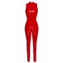 Vinyl Jumpsuit red S