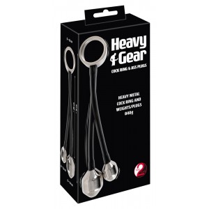 Heavy gear cock ring&ass plugs