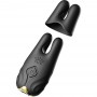 Zalo - Nave Wireless Vibrating Nipple Clamps Obsidian Black