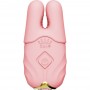 Zalo - Nave Wireless Vibrating Nipple Clamps Coral Pink
