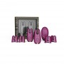 Zalo - Nave Wireless Vibrating Nipple Clamps Velvet Purple