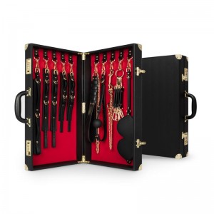 Bedroom Fantasies - Bondage Suitcase 13 Pcs - PU Leather Bedroom Fantasies - Bondage Suitcase 13 Pcs - PU Leather